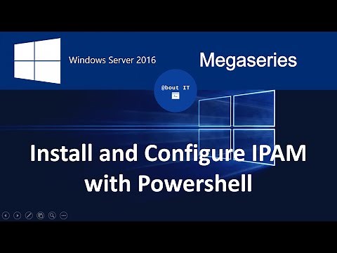 Configure IPAM on Windows Server 2016 with Powershell