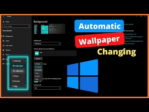 How to Enable AUTO CHANGE Wallpapers in Windows 11/10/7🔥🔥🔥