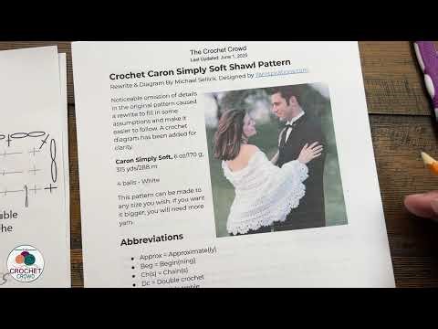Newly Updated Crochet Shawl Pattern #crochetshawl