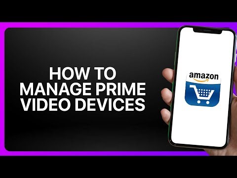 How To Manage Prime Video Devices In Amazon Shopping App 2025! Tutorial