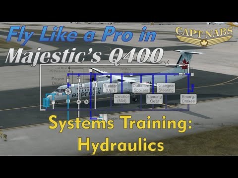 Majestic Q400 Systems Training: Hydraulics (Fly Like A Pro)
