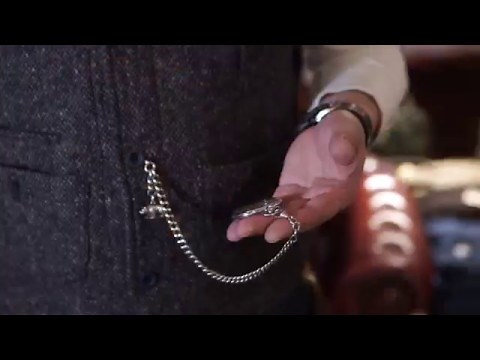 Wearing a pocket watch