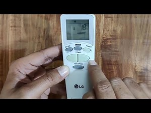 LG Ac Remote Control | LG Ac Remote Settings | Ac Remote Settings