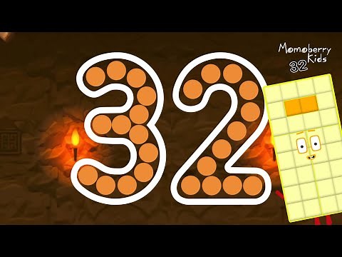 Numberblocks 32 Magic Run - Numberblocks Thirty Two Adventure | Number Counting Go Explore