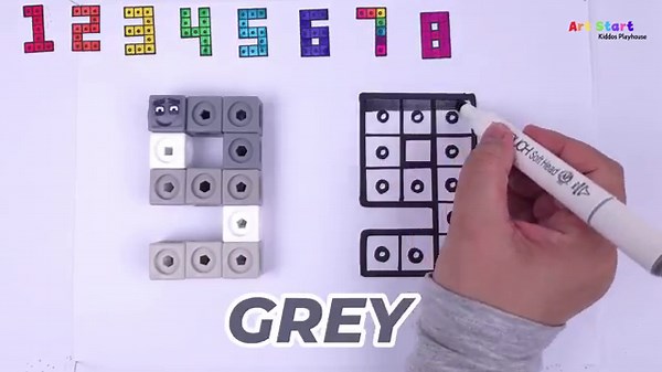 How To Draw Numbers With NumberBlocks Coloring For Kids | Drawing & Coloring Tutorial For Kids