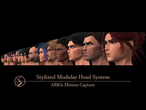Unreal Engine Stylized Modular Head System | Facial Motion Capture