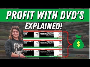 How do people sell and profit selling DVDs on eBay? (explained)