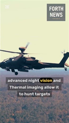 The LOUD Sound of the AH-64 Apache - ah 64 apache shorts #shorts #military