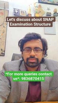 SNAP Examination Structure Explained | Sections, Pattern & Marking Scheme #SNAPExam #MBAEntrance