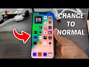 How to Change iPhone Screen Color Back to NORMAL - Quick and Easy Guide!