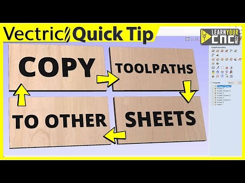Trick to Easily Copy Toolpaths - Game Changer! - VCarve, Aspire, & Cut2D Quick Tip