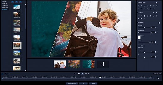 Split screen video with keyframes - Corel Discovery Center