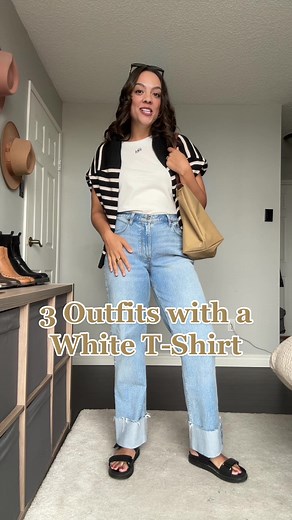 3 Stylish Outfits Featuring a White T-Shirt