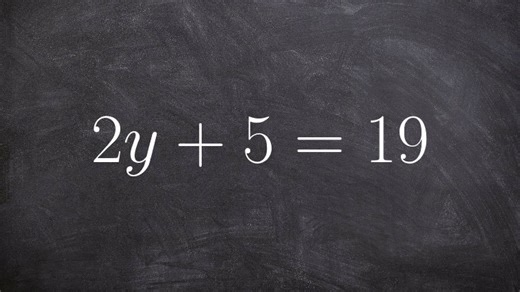 Learning to solve a simple two-step equation