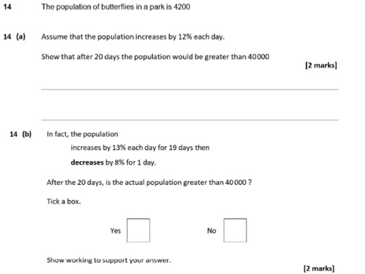 Growth and Decay - GCSE Maths Exam Questions | Teaching Resources