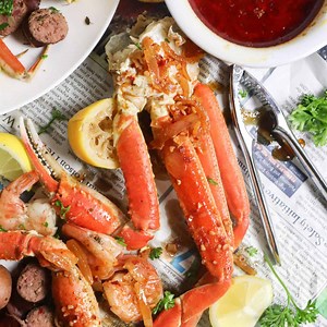 The Most Delicious Garlic Butter Seafood Boil