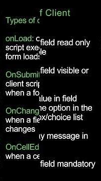 WHAT IS CLIENT SCRIPT IN SERVICENOW? #servicenowdeveloper #servicenow #servicenowcommunity