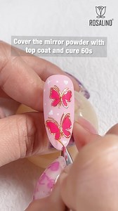 ROSALIND Nail Tutorial | 🦋Dainty Pink Butterfly Nail Inspo🌸🎀 . . 🛒 https://lnk.bio/rosalindofficial . . #Rosalindgelpolish #nailsofinstagram #nails #nailart #pinkgel #nailtech #pinknails #butterflynails #diynails #chromenails #nailswag #nailideas #naildesigns #nailinspo #naillove #nailtrend #nails2inspire #explorepage | RosalindBeauty