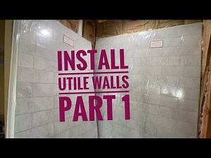 Install utile walls & maax door part 1