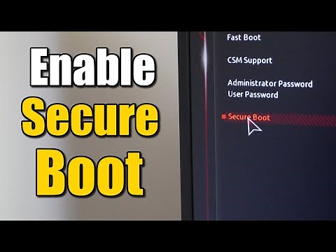 How to Enable Secure Boot in Bios on Windows 10 PC (100% Works!)