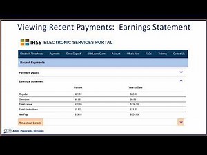 Viewing Recent Payments for Providers