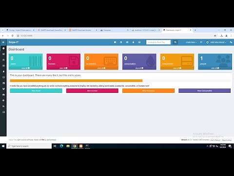 How to download and install snipe-It asset management software in Windows 10 | free open source