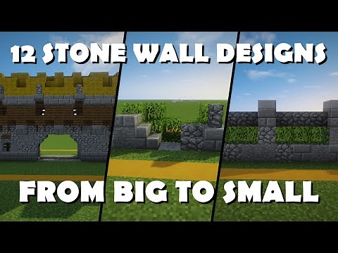 12 Awesome Wall Designs - Minecraft