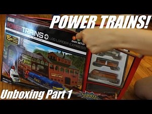 Unboxing Power Trains Log Loader Express Part 1 of 2
