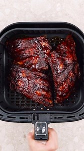 99K views · 433 reactions | Baby back ribs got an easy makeover inside the air fryer. They’re tender, juicy, and fall-off-the-bone! https://www.everydayfamilycooking.com/air-fryer-baby-back-ribs/ | Everyday Family Cooking | Facebook