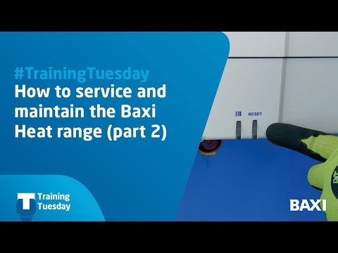 How to service and maintain the Baxi Heat only boiler range - Part 2