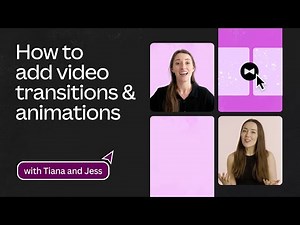 How to add video transitions and animations | How to make amazing videos for social media