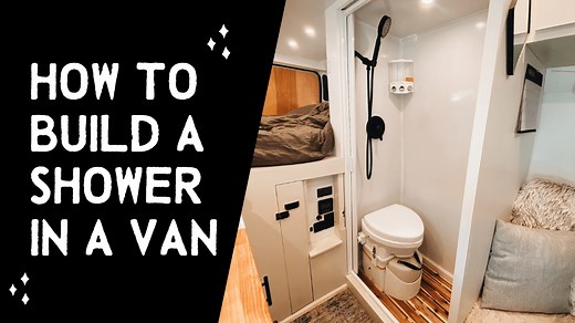 BUILD GUIDE: How to build a DIY Wet Bath   Shower in a Promaster Van