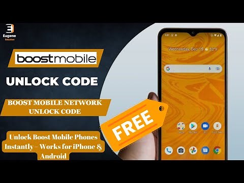 Boost mobile Unlock Code | Boost mobile Network Unlock Code Free - Simple Step-by-Step Guide