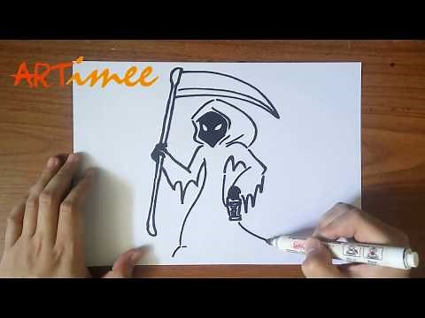 How to Draw The Grim Reaper