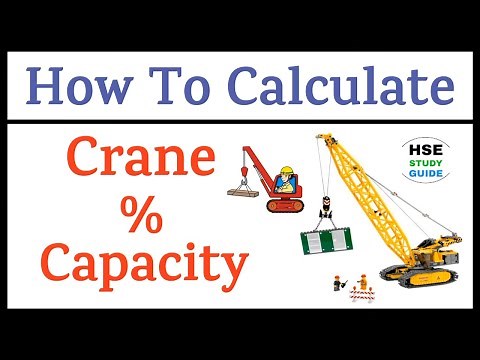 How To Calculate Crane % Capacity || Crane Load Capacity || How To Calculate Crane Capacity