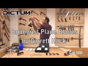 Sharpening with Garrett Hack - Cambered Plane Blades | EN Original Version Tutorial Video