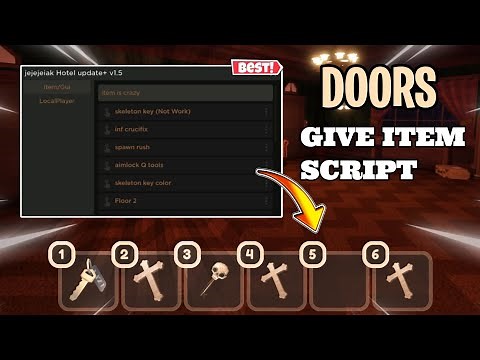New DOORS👁️ Give/Spawn ITEMS Script | Mobile•PC | Delta Executor