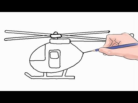 How to Draw a Helicopter Easy Step by Step
