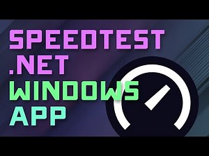 Check your Internet Speed with SpeedTest.net Windows APP - Free Software