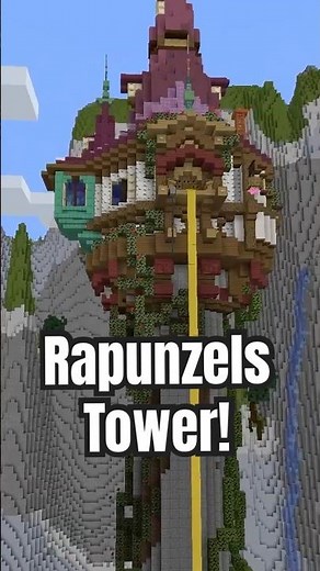 ✨ Rapunzel’s Tower in Minecraft! (Disney Tangled Build Showcase)