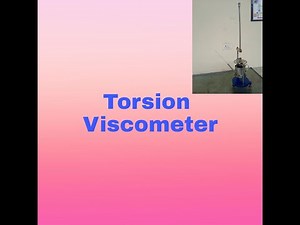 Torsion Viscometer, Ec Lab, 5th Sem, Mechanical Engineering, Vtu