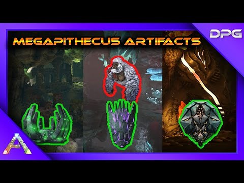 All Megapithecus Artifact Caves - ARK: Survival Evolved - The Island