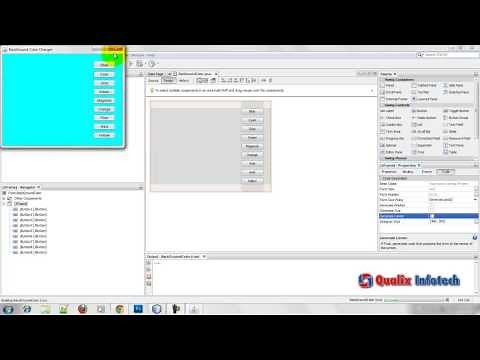 Change Background Color in jFrame - Netbeans Tutorial