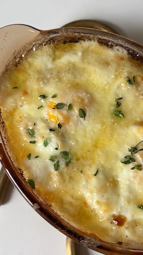 This baked eggs recipe is a very luxurious way to begin your day. Full recipe here: https://f52.co/3z31dgY | Food52