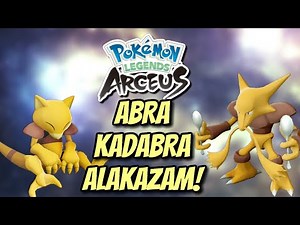 How to Obtain an Abra, Kadabra, and Alakazam in Pokemon Legends: Arceus