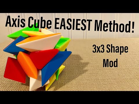 Axis Cube EASIEST Method! (3x3 Shape Mod)
