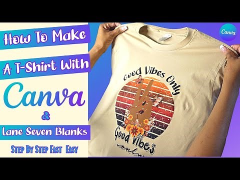 How to make a Graphic T-Shirt using Canva & bring your designs to life! Easy steps Start to Finish!