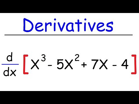 Derivatives of Polynomial Functions | Calculus