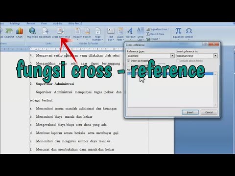 FUNGSI CROSS-REFERENCE DI MICROSOFT WORD