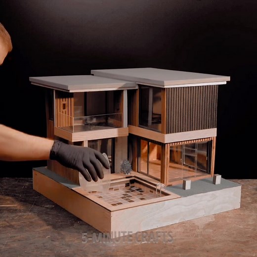Build Your Own Miniature Model House with Mini Bricks